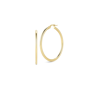 18K Hoop Earrings