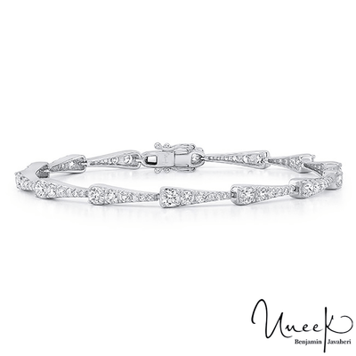 18K White Gold Diamond Bracelet