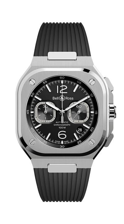 BR 05 CHRONO BLACK STEEL